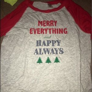 Grey/Red Christmas Long-sleeve